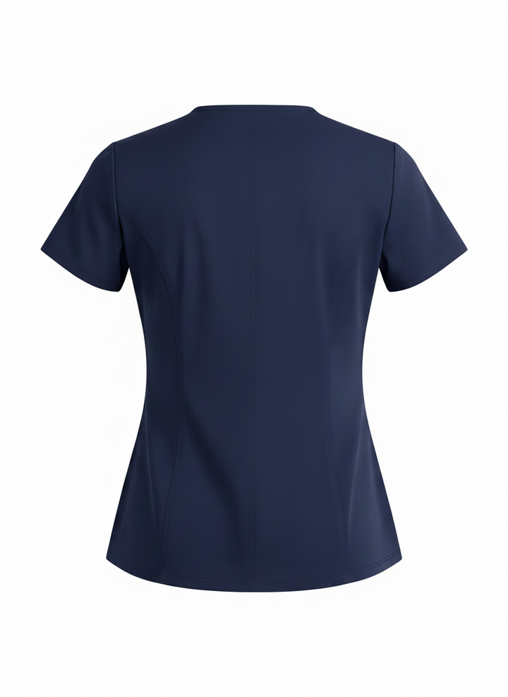 Reese Asymmetric Zip Top